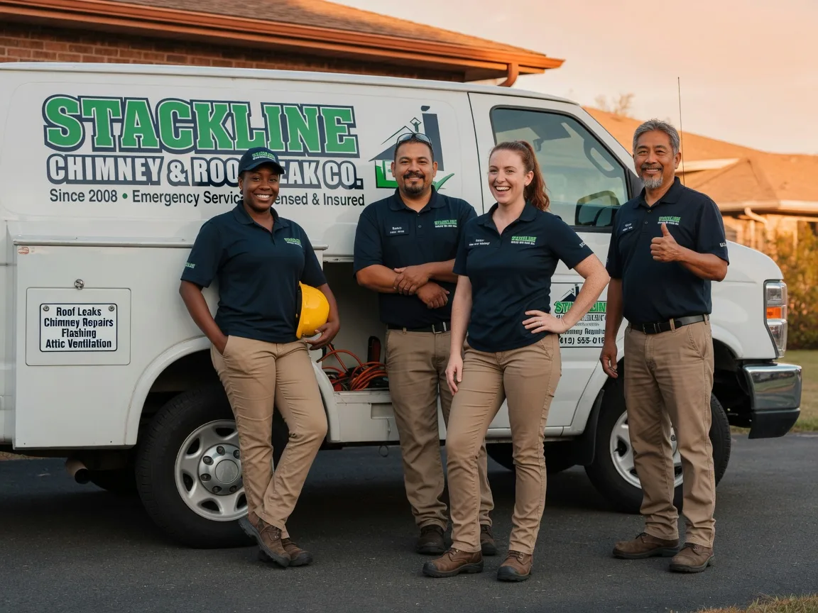 Chimney flashing repair company in Buffalo Gap, TX